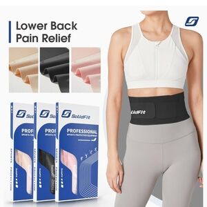 Solid Black Support Belt by SolidFit